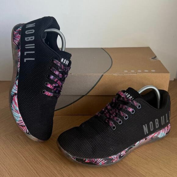 NoBull Outwork “Midnight Palm” Unisex Running Sneakers - SZ Men 5.5- Women 7 - Picture 1 of 13